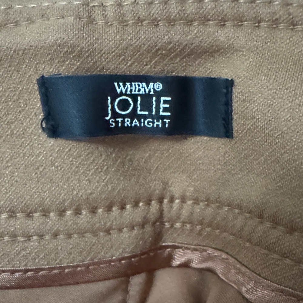 White House Black Market Tan Pants with Gold Buttons - Picture 6 of 9